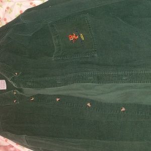 Vintage Disney store Tigger corduroy button-up jacket